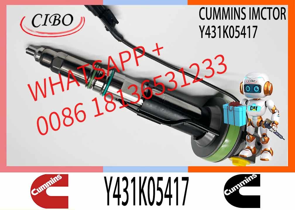 New Y431K05417 2867147 engine fuel injector nozzle assy for excavator K19 KTA19 QSK19 QSK38 QSK60 construction hinery