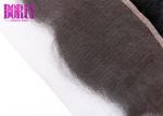 Natural Human Hair Lace Frontal 100% Straight Unprocessed Brazilian Customized