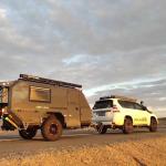 Big Camping Trailer NJSTAR 4 Season Off Grid Travel Trailer Customized
