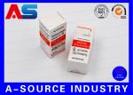 Glossy Laser Hologram 10ml Vial Boxes Peptide Glass Bottle Custom pharmaceutical