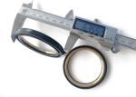 Professional Brass Backed Nitrile Rubber Seal For Hammer Union Black Color