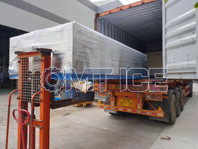 High Productivity Industrial Ice Block Making Machine Intelligent 1870*870*1710mm