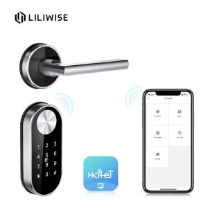 Wholesale European Standard Hotel Door Locks Zinc Alloy MF1 Card WiFi Door Locks from china suppliers