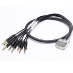 IP58 Protection Class Active Optical Cables for 8ch 6.35 Male Audio Transmission