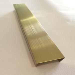 Wholesale Brushed Finish Black Stainless Steel Wall Trim Wall Panel Trim 201 304 316 from china suppliers