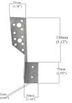 2x6 Joist Hangers for Wood, 18 Gauge Galvanizing Face Mount Joist Hangers, Joist
