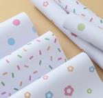 Thickened cowhide, playful and colorful flower packaging paper