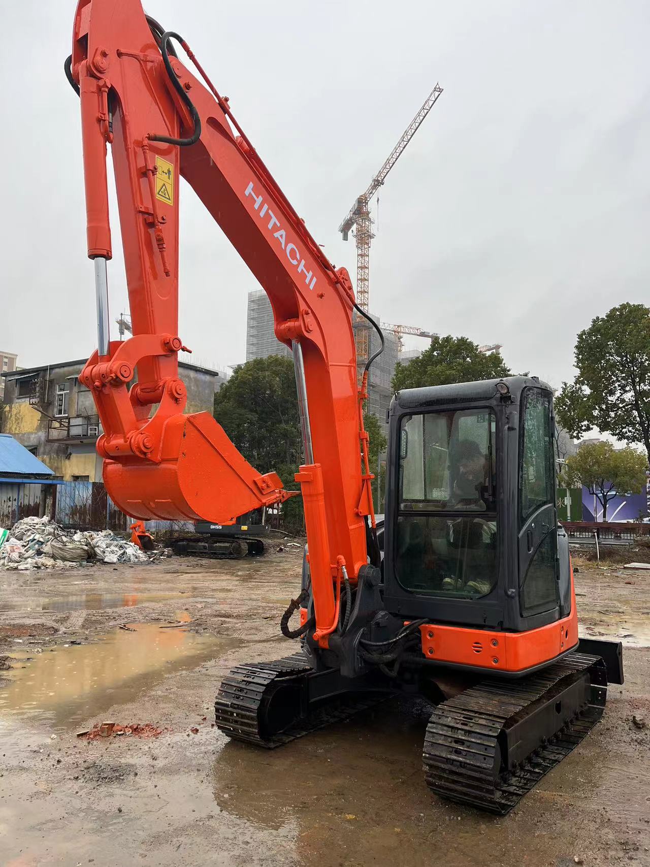 5 Ton Boutique Japan Brand Mini Excavator Used Hitachi Zx50u Second Hand Digger