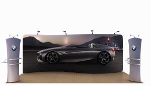 Wholesale High Resolution Tension Fabric Displays Uv Proof For Tradeshow / Big Events from china suppliers