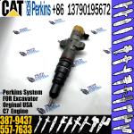 387-9437 3879437 CAT Excavator Parts Diesel Fuel Injector 10R4844 10R-4844