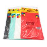 6 Pack 54 inch x 108 inch Premium Plastic Picnic Tablecloth Rectangle Waterproof