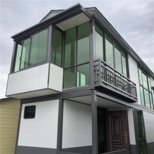 Wholesale 75mm EPS Wall panel 40m2 2 Bedrooms Light Steel Prefab House from china suppliers