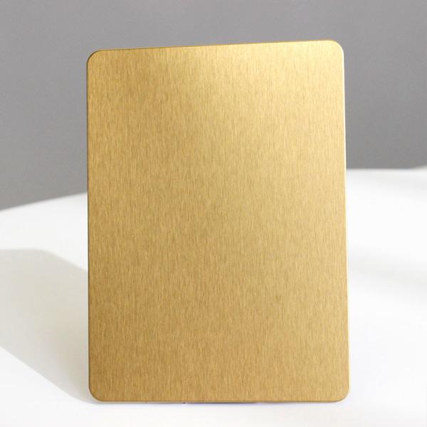 Decorative Stainless Steel Plate Sheet Aisi 201 304 316 420 430 Gold No.4