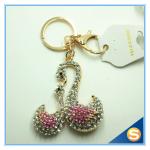 Lovely Couple swan keyrings Cute Swan Key Chain Key Rings For Wedding Party