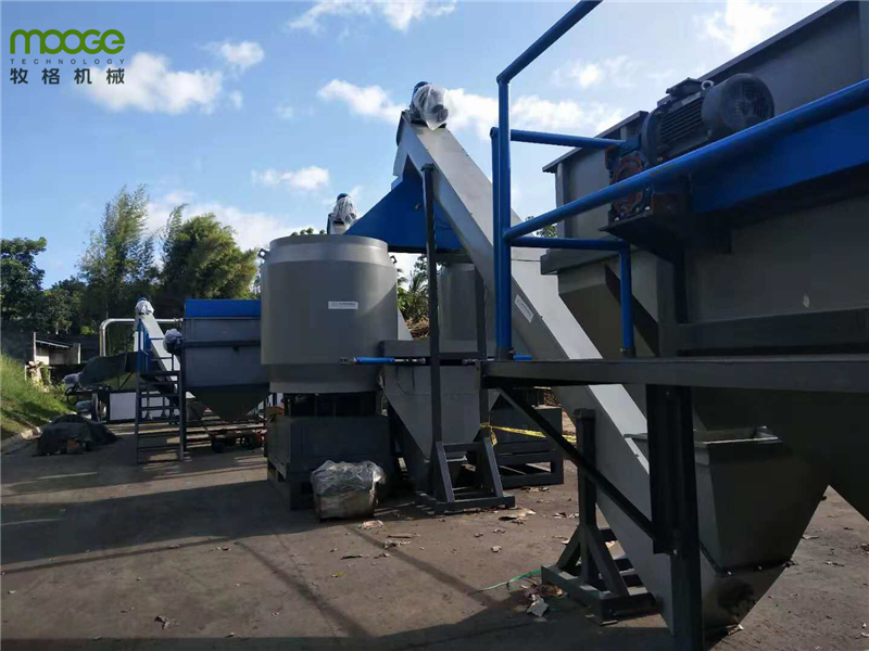 300-1000kg/H Agricultural Film Recycling Machine HDPE Pelletizing
