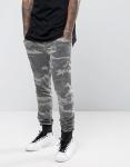 Washed Camo Printed Mens Hooded Tracksuit / Mens Running Tracksuit Autumn