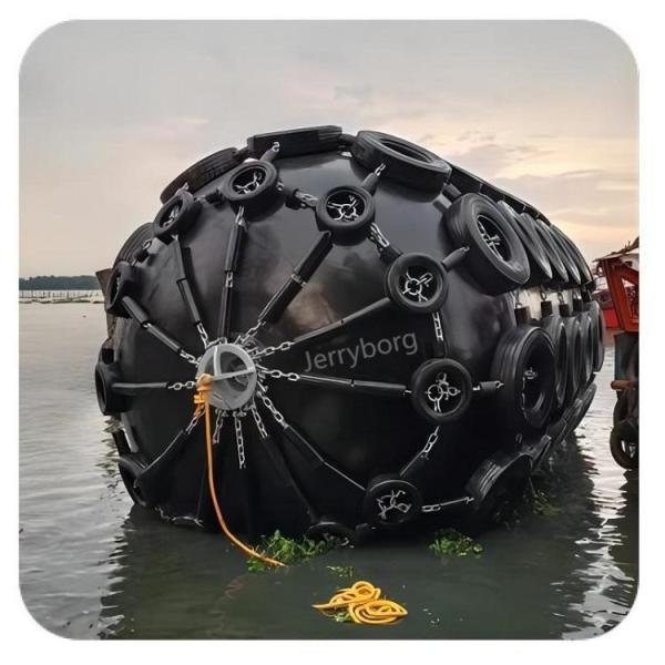Yokohama Pneumatic Fender Docking Fender for Ship Net Type Pneumatic Rubber