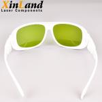 1070nm Fiber Laser Safety Glasses OD4+ VLT60% Green Lens Protective Laser