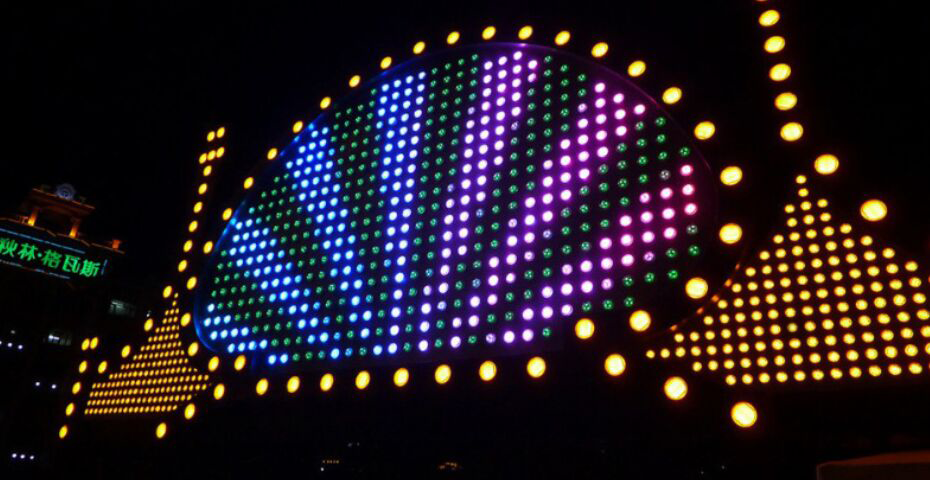 SPI Control Diamond 3D Pixel Light Hanging 6000K for KTV Bar Decoration Lights