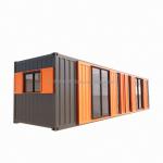 40FT Container Apartment Modular Finished Wooden Houses Customized Color