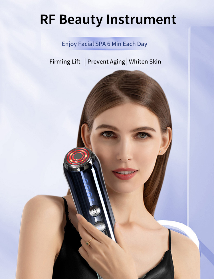 RF EMS Electric Vibrating Facial Massager Personal Care Skin Lifting