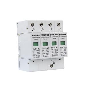 Wholesale White Lightning Arrester 2Pole AC Surge Protector from china suppliers