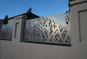 Wholesale Architectural Metal Aluminum Decorative Laser Cut Fencing Panels or steel panels from china suppliers