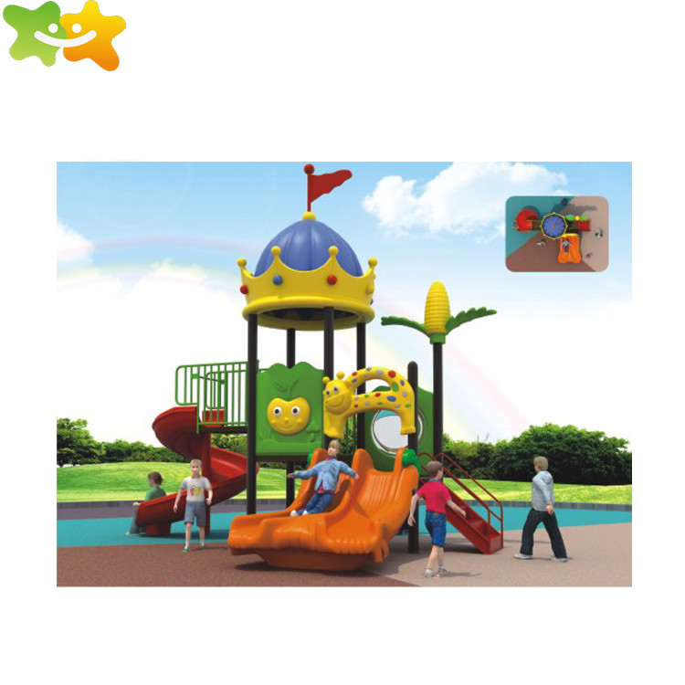 Residential Preschool Kids Play Park Plastic Playground Slide
