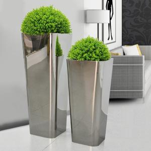 Wholesale Custom Size Stainless Steel Flowerpot for Home Decoration from china suppliers