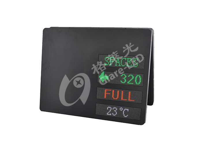 5V Input Voltage Outdoor Red Green LED Scrolling Screen for Parking Lots Advertising