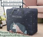 Household 100% Polyester Quilt Storage Bag Travelling Bag With Zipper For