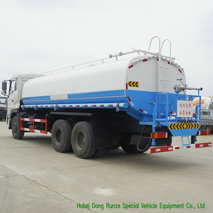 6X4 Road Clean Water Tank Lorry 22000L With Water Pump Sprinkler For Potable Water Delivery and Spray