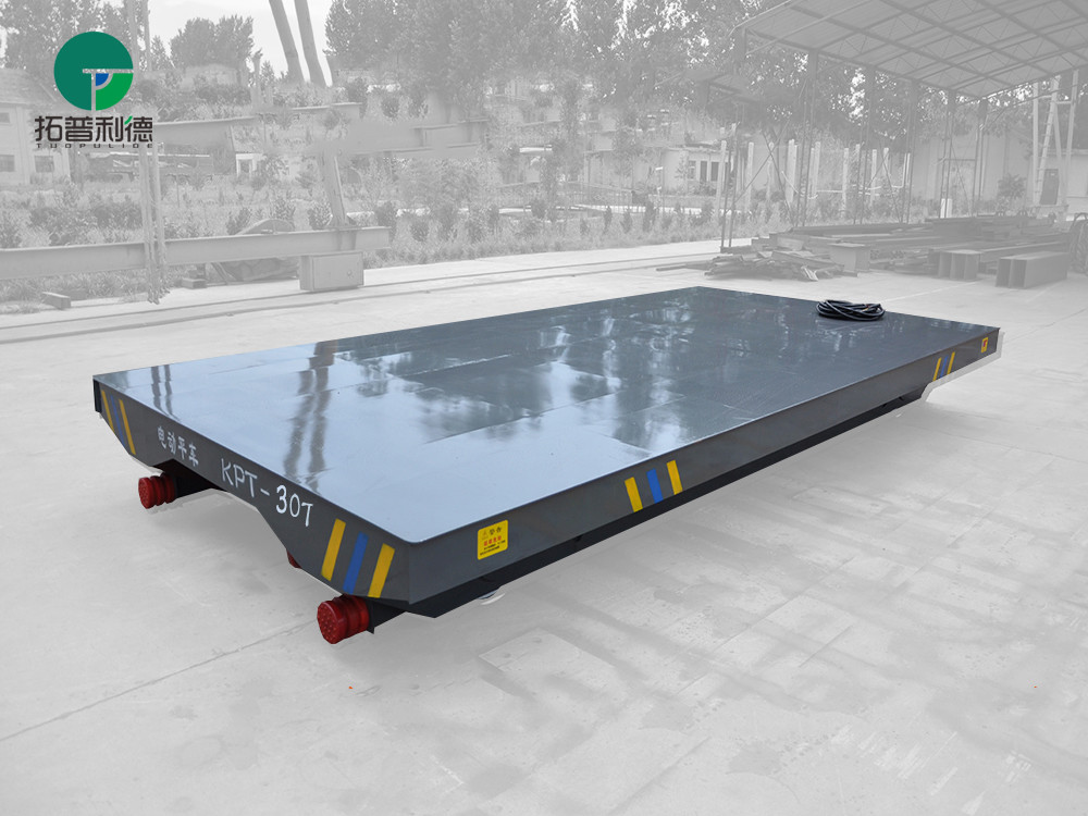 Heavy Duty Rail Motor Car For Workshop Material Handling In Plastic Mold Plant