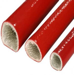 Wholesale Soft Elastic Silicone Coated Fiberglass Insulation Sleeving High Temperature from china suppliers