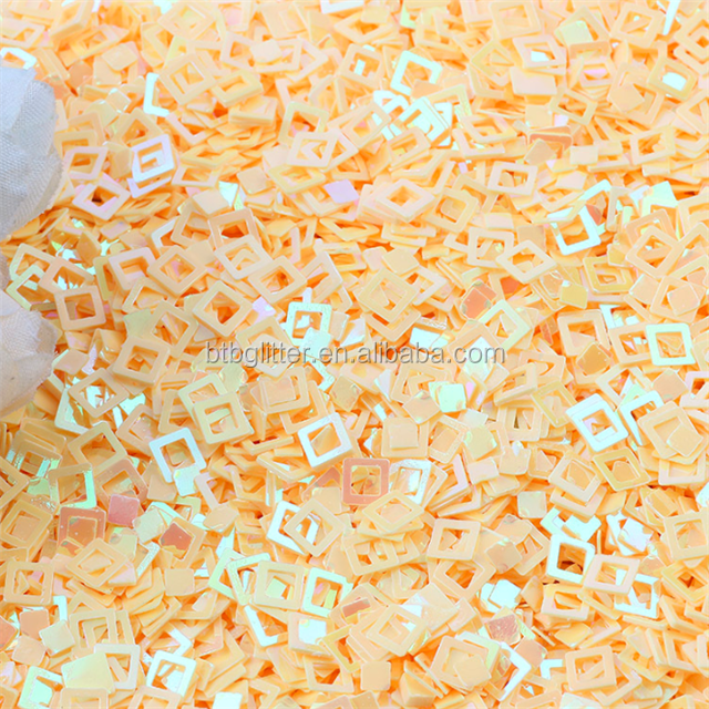 Transform Your Nails with Colourful Nail Beauty Products Plastic Blank Square Pieces Sequined Fluorescent Pieces and More