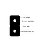 1 Core 1km 2km 3km Plywood Drum FTTH Drop Cable