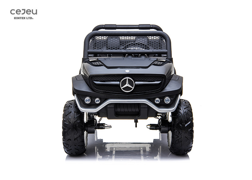 LED Lights Mercedes Benz Unimog Ride On 2 Seater With EVA Tire