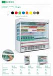 Beverage Multicolor Multideck Display Fridge , 220V Open Chiller For Supermarket