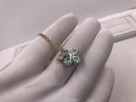 Brand jewelry necklace 18K Gold real Diamond