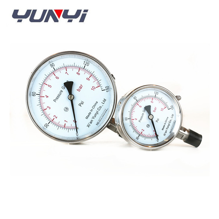 Stainless Steel 316L Air Pressure Gauge Industrial Digital Display Pressure Meter