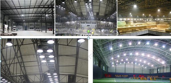 IP65 waterproof UFO LED HighBay Light Lumileds 3030 Chips Meanwell driver inside