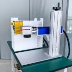 30kg Weight Advertising Industry Mini Split Fiber Laser Metal Marking Machine