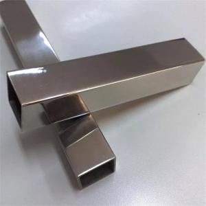 Wholesale Brushed Mirror Stainless Steel Rectangular Tubing 8K Polised Alloy Tube SS 201 202 from china suppliers