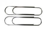 Zinc Finish 100mm Gaint Round Metal Paper Clips For Office Stationery