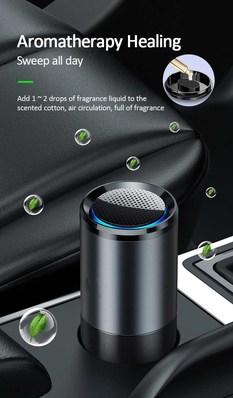 38dB Car Air Purifier Ionizer