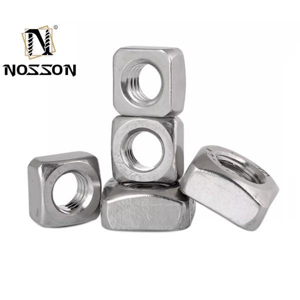 Zinc Plated Stainless Steel DIN Standard Thin Square Nut for Fastener Product in Food Beverage Application