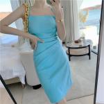 Sexy Blue Women's Beach Vacation Dresses