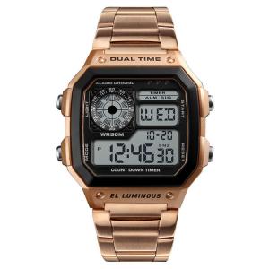 Wholesale Rose Gold Mens Digital Watch Classic Wild Street Watches Sport Retro 50m Waterproof Skmei 1335 Wristwatch from china suppliers