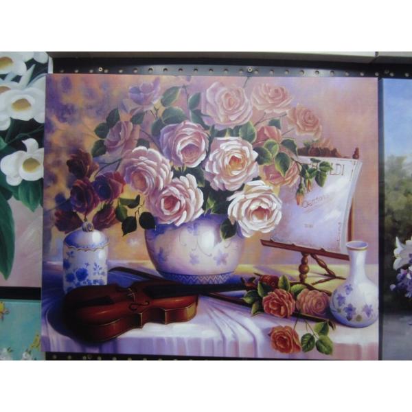 By-C8-A 380gsm Waterproof Matte Inkjet Poly Cotton Canvas fabric Roll Plotter
