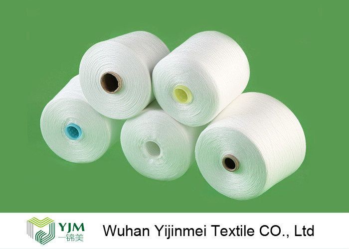 Anti - Pilling 50/2 100% Knotless High Tenacity Polyester Yarn Excellent Evenness